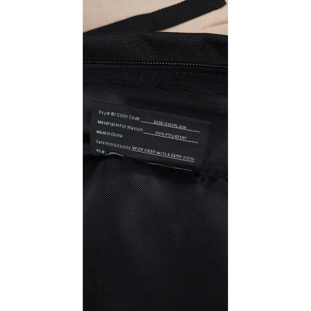 Flying Circle FC Utility Backpack Style 2038 Pockets Black Poly Travel Bag